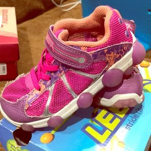 Leepz pink and purple sneakers